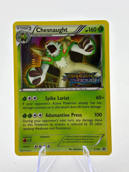 Pokémon TCG XY Breakthrough - Chesnaught XY68 Black Star Promo LP