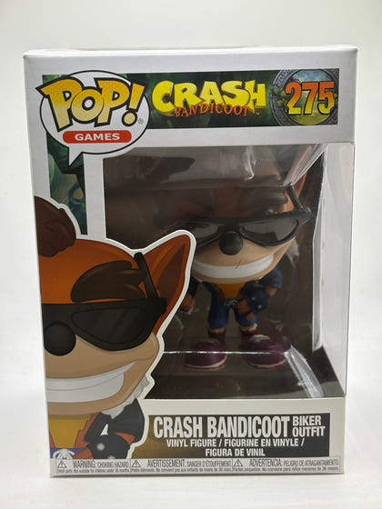 Funko POP! Games Crash Bandicoot #275 Crash Bandicoot Biker Outfit Vinyl Figure