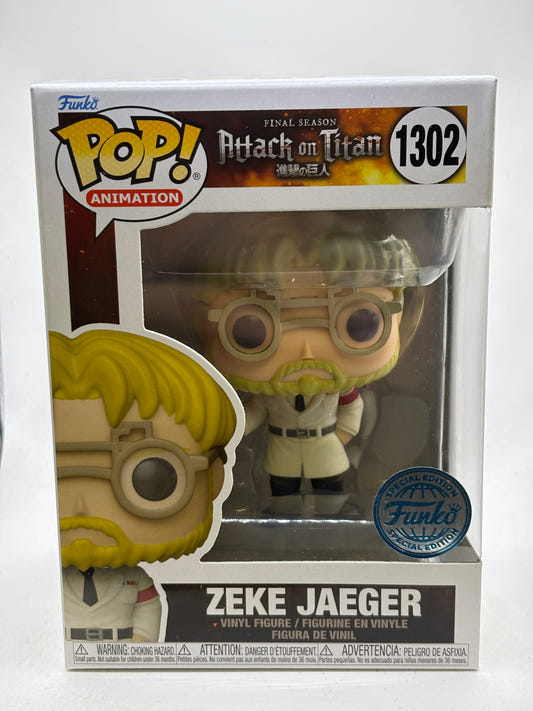 Funko POP! Animation Attack on Titan #1302 Zeke Jaeger Vinyl Figure