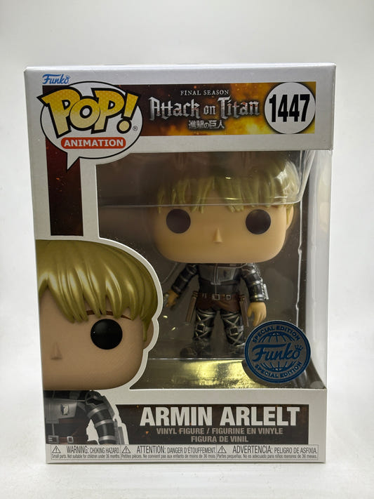 Funko POP! Animation Attack on Titan #1447 Armin Arlelt SE Vinyl Figure