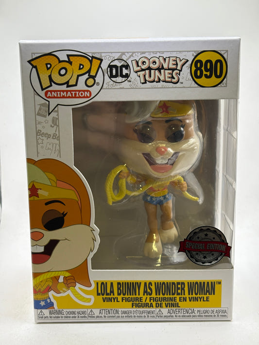 Funko POP! Animation DC Looney Tunes #890 Lola Bunny as Wonder Woman