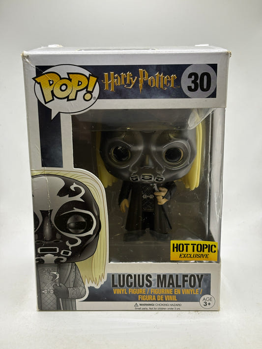 Funko POP! Harry Potter #30 Lucius Malfoy Vinyl Figure Hot Topic DMG