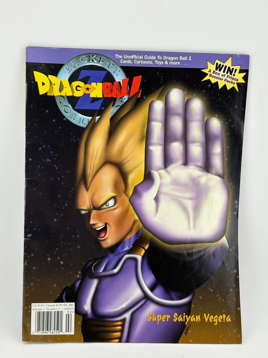Beckett Collectors Dragon Ball Z Magazine Volume 1 Number 2 Vegeta