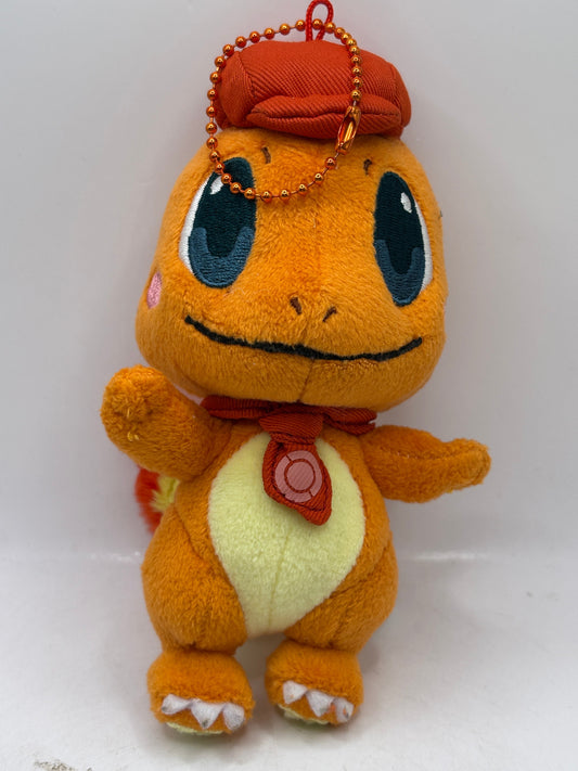 Pokémon Charmander Plush Mascot Keychain From Pokemon Cafe Mix Gently FRENLY BRICKS - Open 7 Days