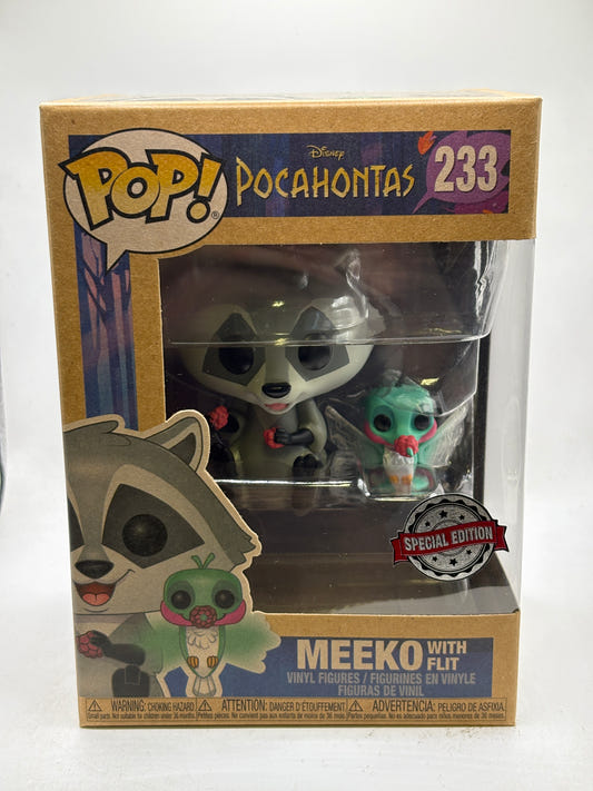 Funko POP! Disney Pocahontas #233 Meeko with Flit SE Vinyl Figure