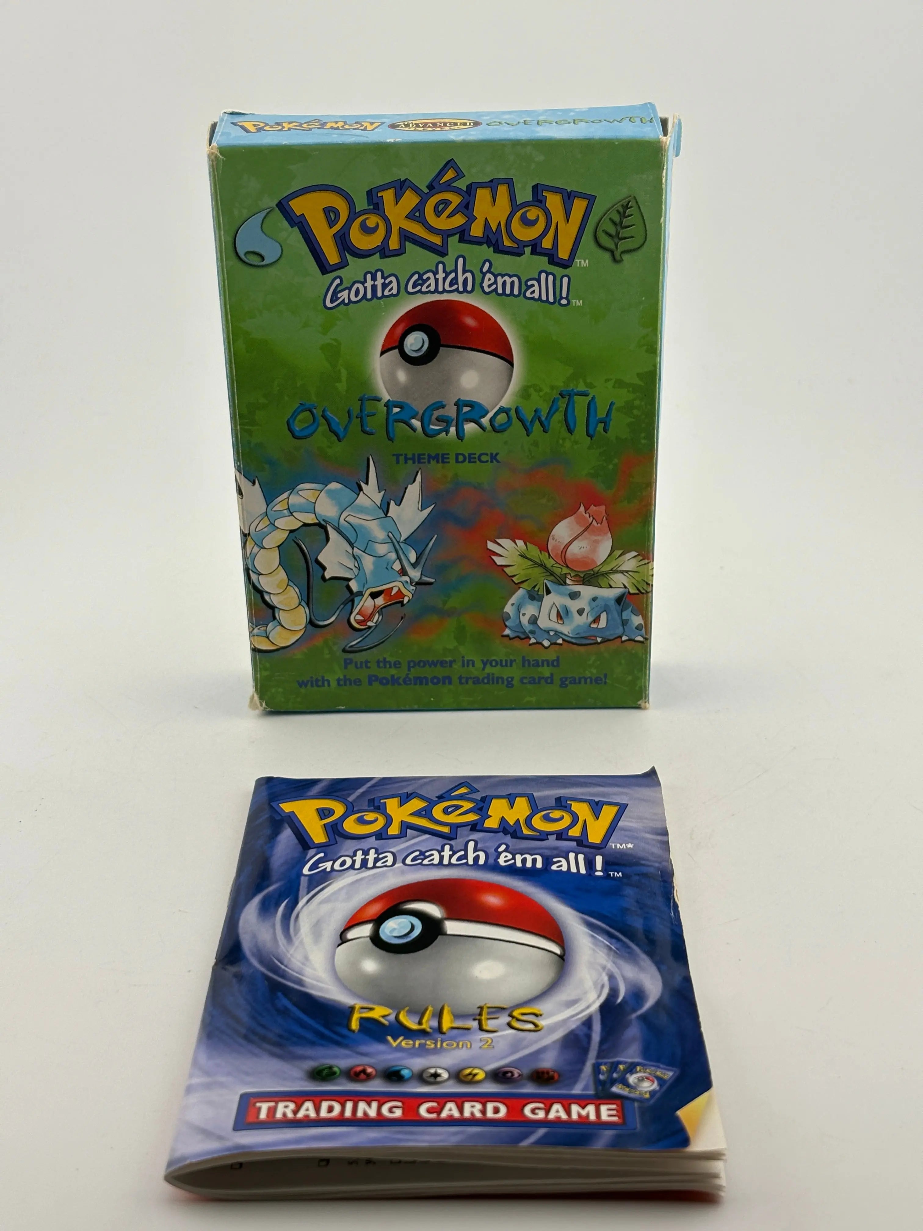 Pokemon TCG WOTC 1999 - Overgrowth Theme Deck *BOX & MANUALS ONLY* FRENLY BRICKS - Open 7 Days