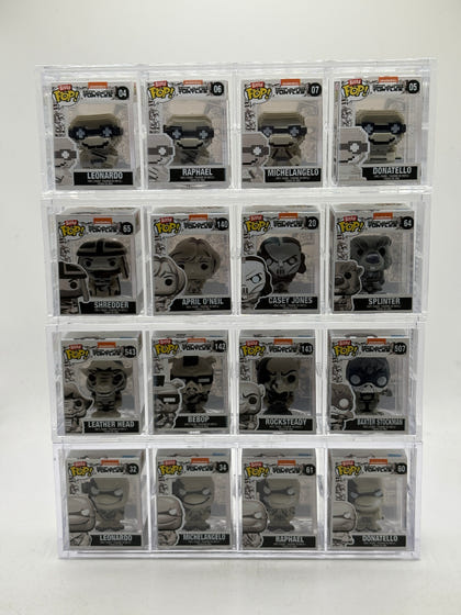 FUNKO BITTY POP TMNT 2024 SDCC EXCLUSIVE LE 4k Pcs SET OF 4 NINJA TURTLES 4,000