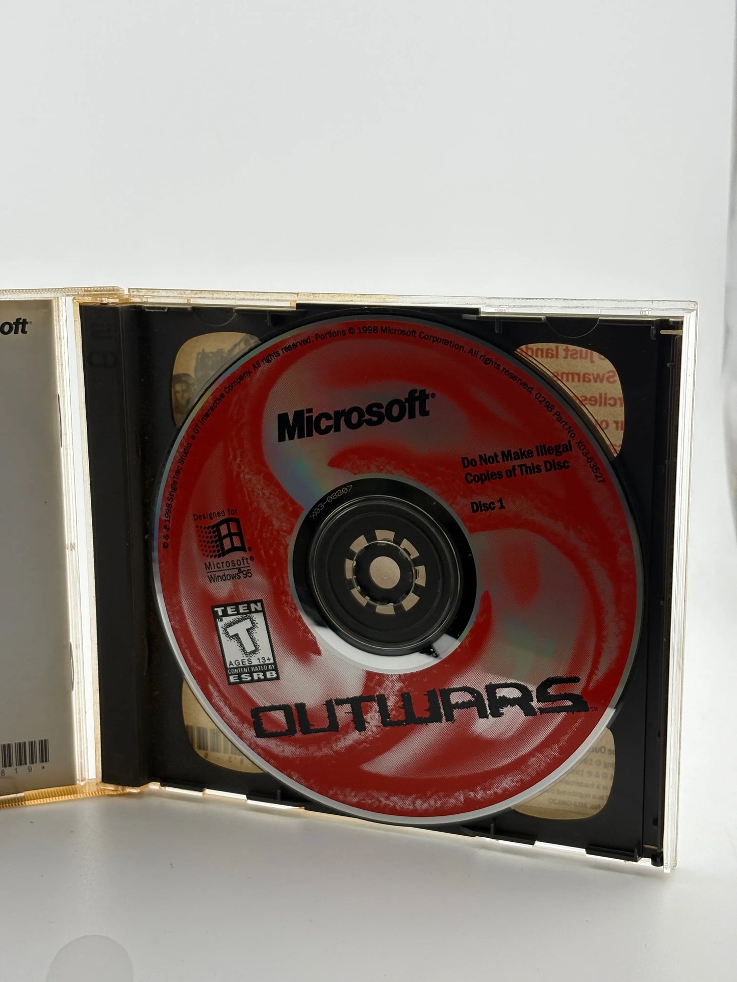 OutWars 1998 PC Game Microsoft Complete Singletrac Studio FRENLY BRICKS - Open 7 Days