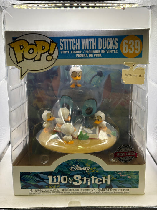 Funko POP! Lilo & Stitch #639 Stitch with Ducks Special Edition Vinyl Figure