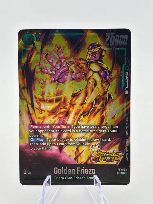 Dragon Ball Super Fusion World - Golden Frieza FS10-03 SR DB Legends FRENLY BRICKS - Open 7 Days