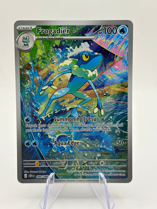 Pokemon TCG Chaos Rising - Frogadier 089/086 Illustration Rare Near Mint FRENLY BRICKS - Open 7 Days