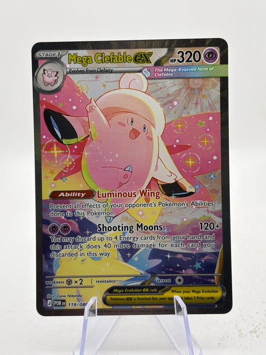 Pokemon TCG Perfect Order - Mega Clefable 119/088 Special Illustration Rare NM