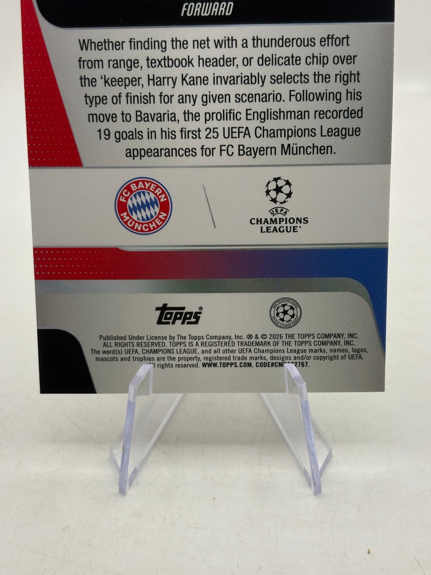 2026 Topps Chrome UEFA Champions League - Harry Kane #182 Green /99 FRENLY BRICKS - Open 7 Days