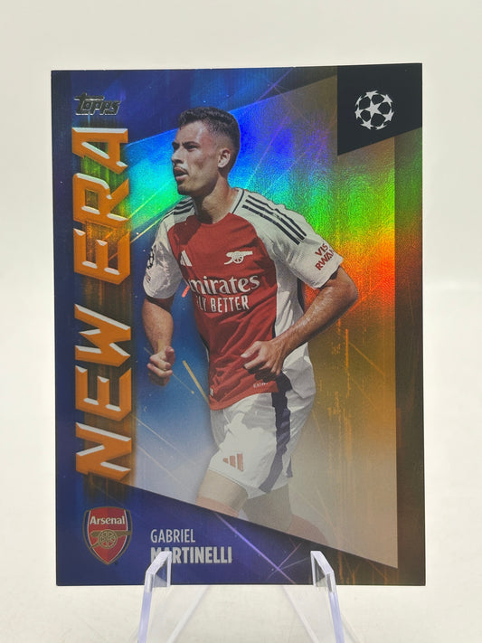 2025 Topps UEFA Champions League - NE-3 New Era Gabriel Martinelli /25 FRENLY BRICKS - Open 7 Days
