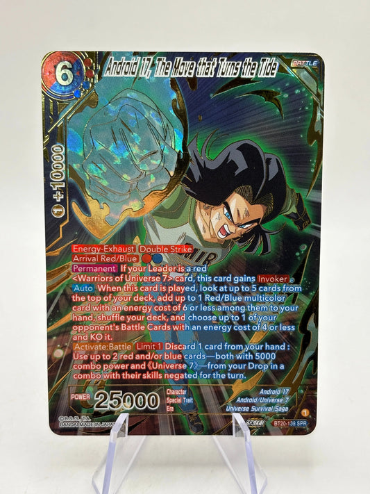 Dragon Ball Super Masters - Android 17, The Move that turns the Tide BT20-139 SPR FRENLY BRICKS - Open 7 Days