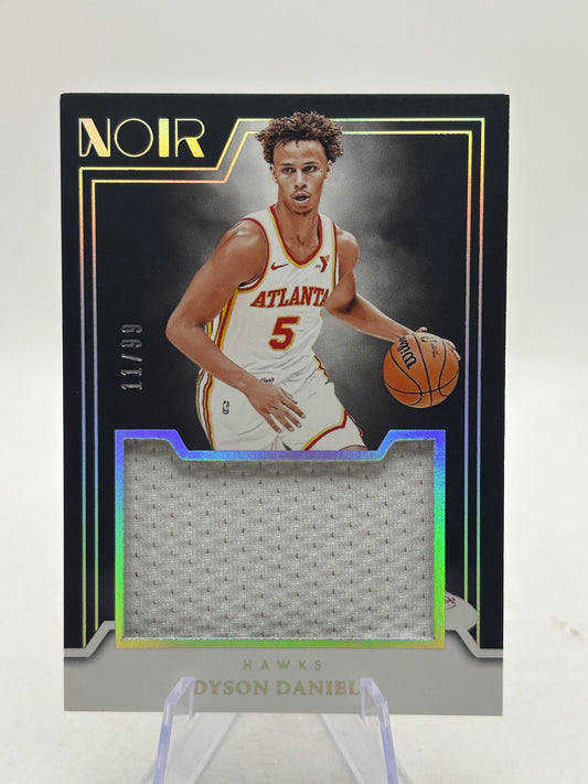 2024-25 Panini Noir Basketball - Dyson Daniels #JM-DYS Patch /99 MISCUT FRENLY BRICKS - Open 7 Days