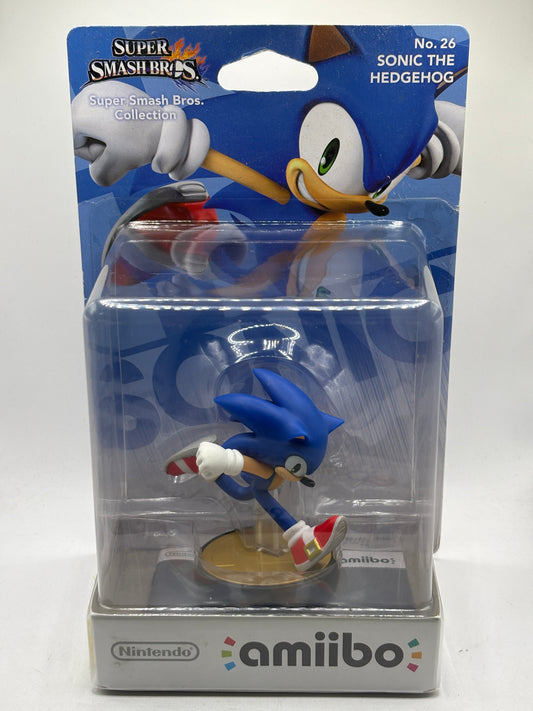 Nintendo Amiibo Super Smash Bros Collection Sonic the Hedgehog #26 Sealed FRENLY BRICKS - Open 7 Days