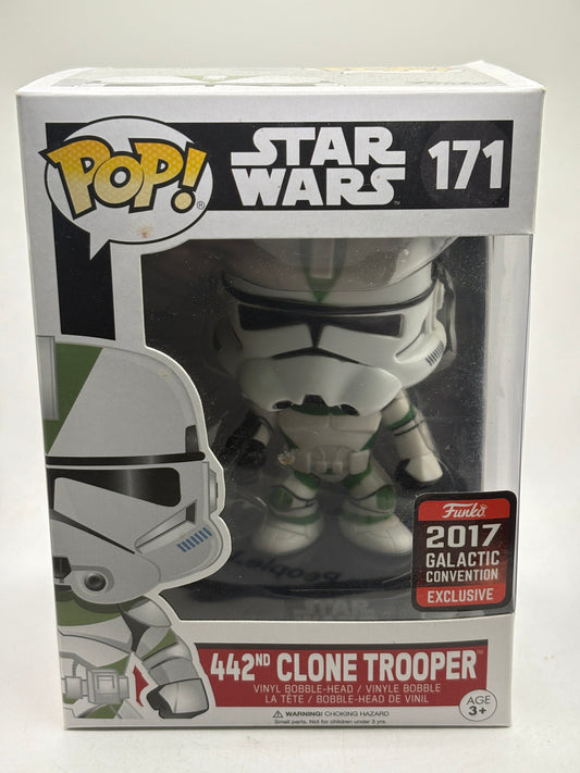Funko POP! Star Wars #171 442nd Clone Trooper 2017 Galactic Convention Exclusive FRENLY BRICKS - Open 7 Days