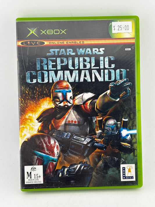 2005 Xbox Video Game - Star Wars Republic Commando with Manuals FRENLY BRICKS - Open 7 Days