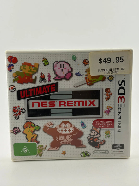 Nintendo 3DS Video Game - Ultimate NES Remix Complete FRENLY BRICKS - Open 7 Days