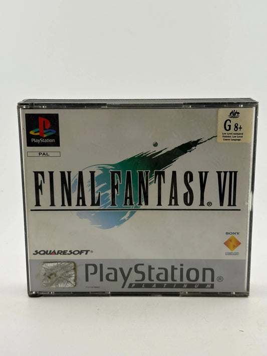 Playstation Platinum Final Fantasy VII (Missing 1 Disc) FRENLY BRICKS - Open 7 Days