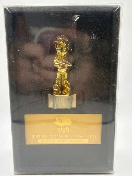 Gold Super Mario Figure Statue Club Nintendo Platinum Member Memorial Limited FS FRENLY BRICKS - Open 7 Days