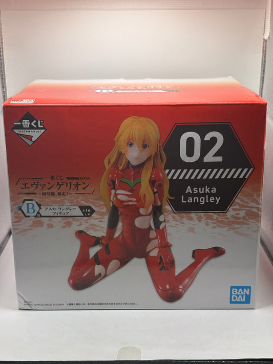 Anime Evangelion Asuka Langley Ichiban Kuji 02 B Figure Model BANDAI FRENLY BRICKS - Open 7 Days