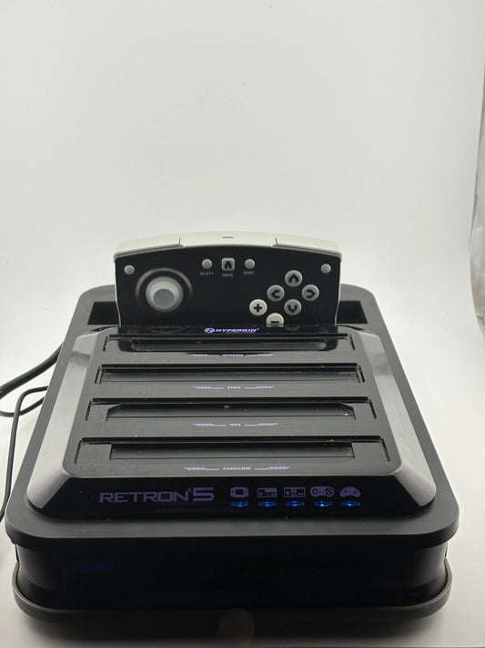 Retron 5 Hyperkin Video Game Comsole with Chords & Controller (Power Tested Turns on) FRENLY BRICKS - Open 7 Days