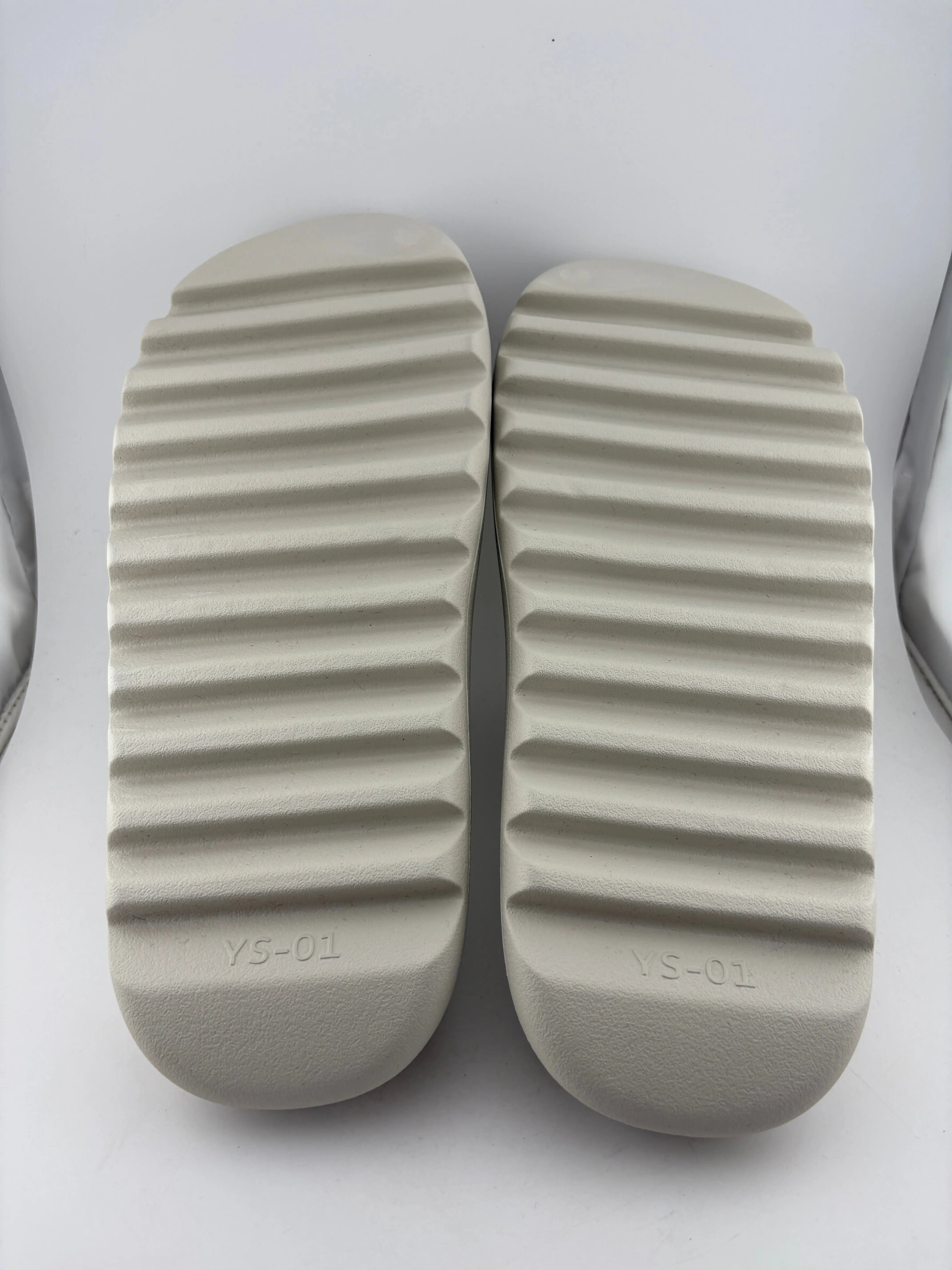 Adidas YEEZY Slides - YS-01 Cream Size US 11 Sandals FRENLY BRICKS - Open 7 Days