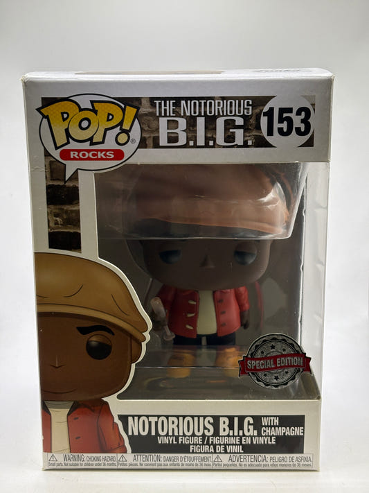 Funko POP! Rocks The Notorious BIG #153 Notorious B.I.G with Champagne SE