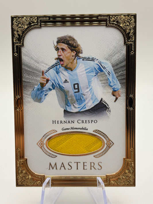 2023 Futera Unique Masters #MTG10 Hernan Crespo Patch 11/12 FRENLY BRICKS - Open 7 Days