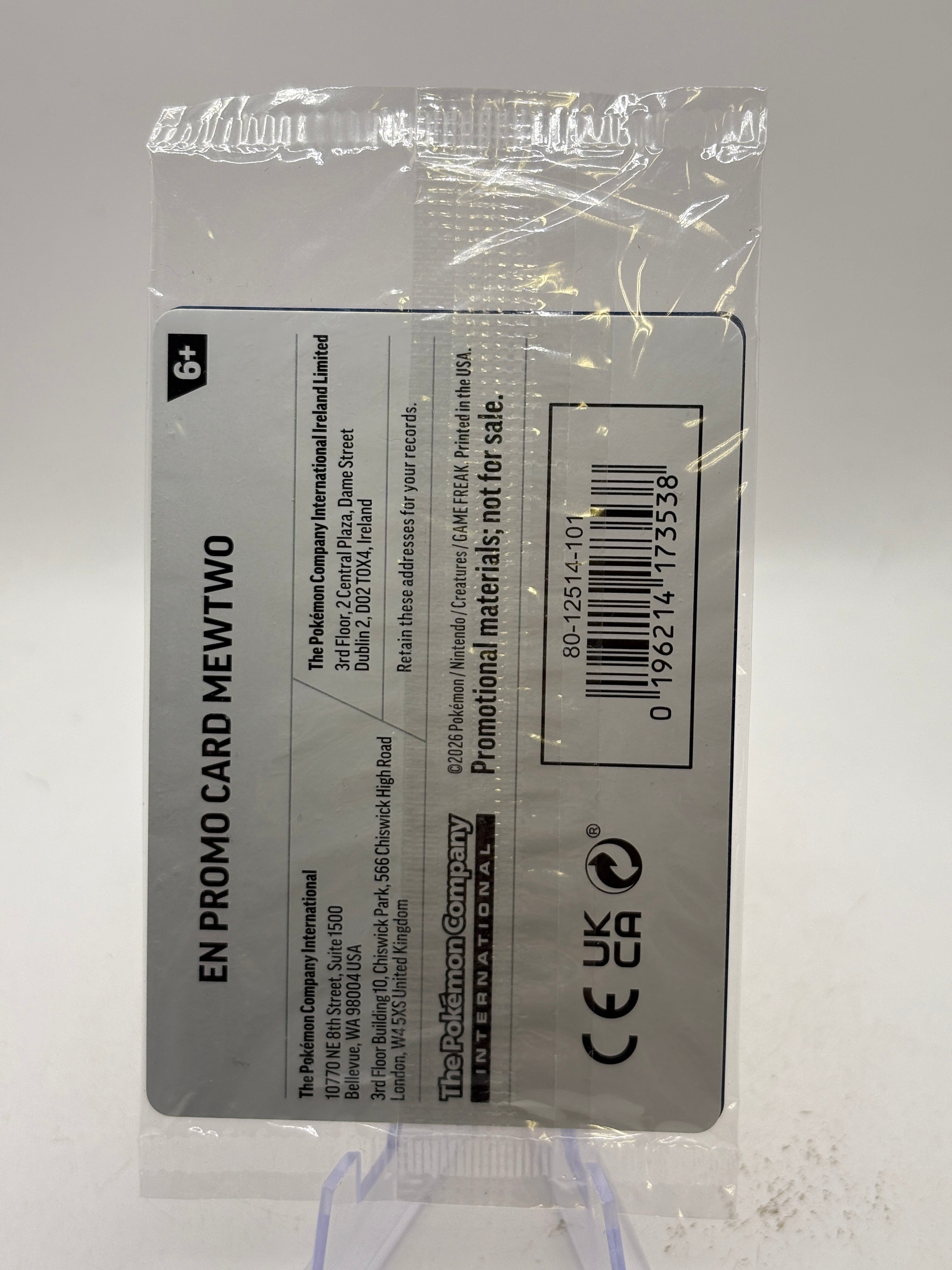 Pokemon TCG 30th Anniversary- Mewtwo Stamped 063/128 Sealed