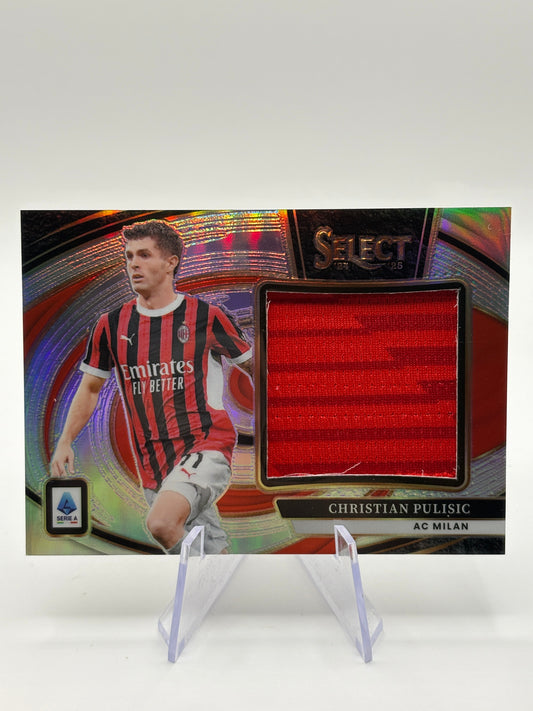 Christian Pulisic Patch AC Milan 2024-25 Panini Select Serie A Soccer USA FRENLY BRICKS - Open 7 Days