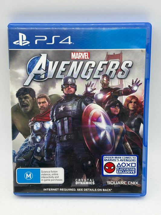 Sony Playstation 4 Marvel Avengers Video Game with Manuals FRENLY BRICKS - Open 7 Days