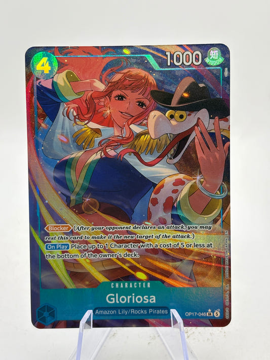 One Piece TCG OP17 - Gloriosa OP17-046 SR* Alt Art NM