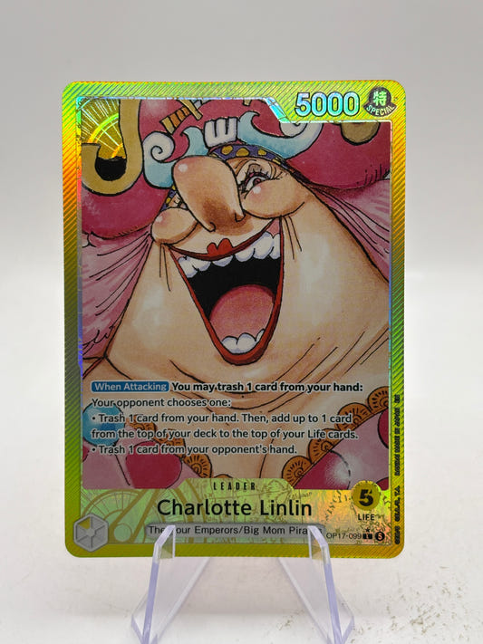 One Piece TCG OP17 - Charlotte Linlin OP17-099 Leader Alt Art NM