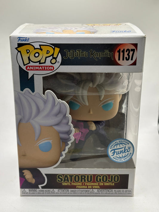 Funko POP! Animation Jujutsu Kaisen #1137 Satoru Gojo Special Edition FRENLY BRICKS - Open 7 Days