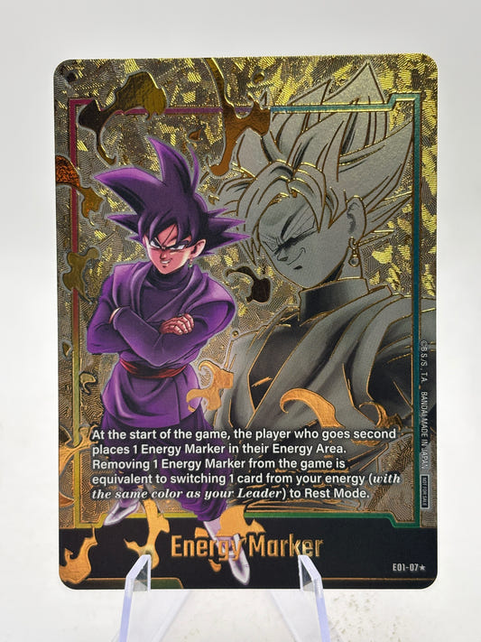 Dragon Ball Super Fusion World - Energy Marker Goku Black E01-07 Alt Art NM