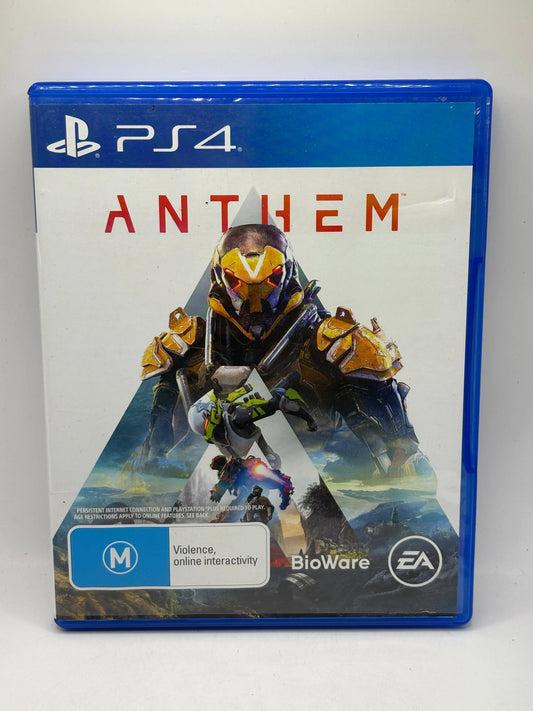 Sony Playstation 4 Anthem Video Game with Manual FRENLY BRICKS - Open 7 Days