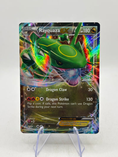 Pokemon TCG Roaring Skies - Rayquaza EX 60/108 Rare Holo LP