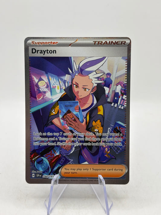 Pokemon TCG Surging Sparks - Drayton 244/191 Special Illustration Rare NM