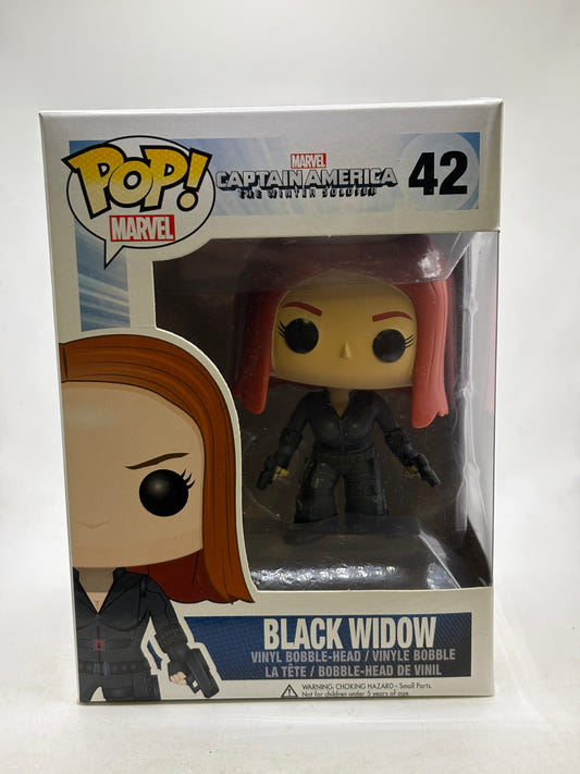 Funko POP! Marvel Captain America #42 Black Widow Vinyl Bobble Head