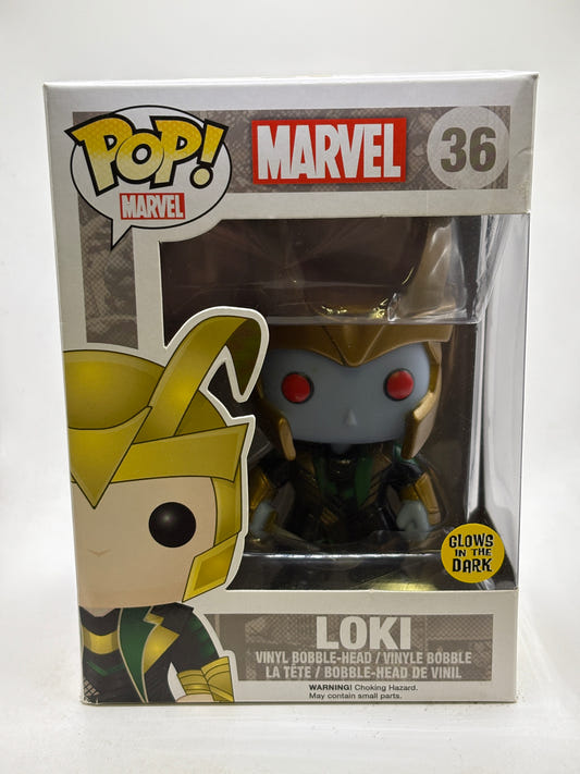 Funko POP! Marvel #36 Loki Frost Giant Glow Vinyl Bobble Head