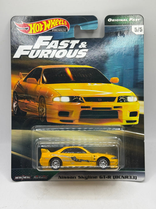 Hot Wheels Premium - Fast & Furious Nissan Skyline GT-R (BCNR33) - 2017 - 5/5 FRENLY BRICKS - Open 7 Days
