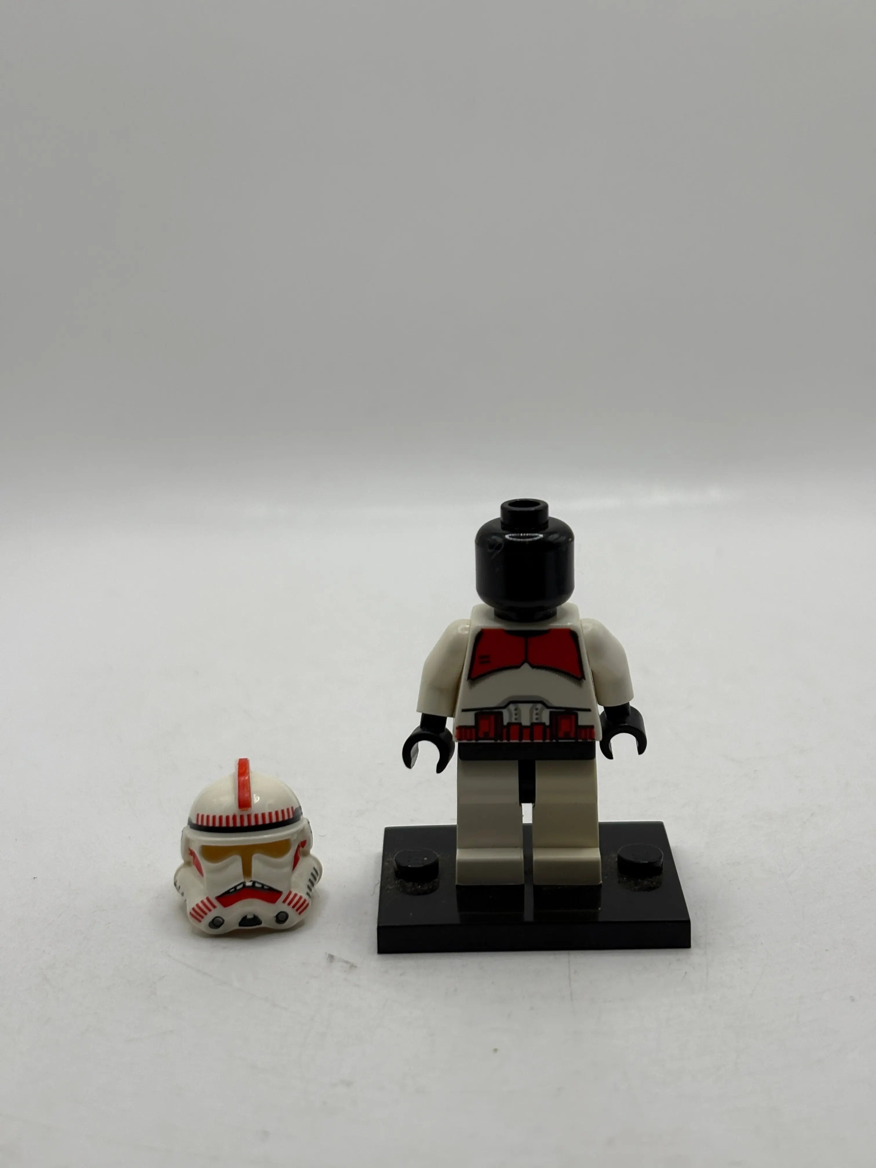 Lego Star Wars Phase 1 Clone Shock Trooper Red SW091 Minifigure FRENLY BRICKS - Open 7 Days