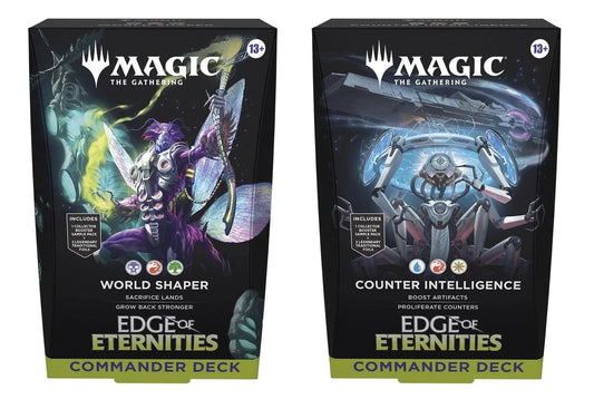 Magic the Gathering Deck Commander Decks Edge of Eternities MTG Set of 2 FRENLY BRICKS - Open 7 Days
