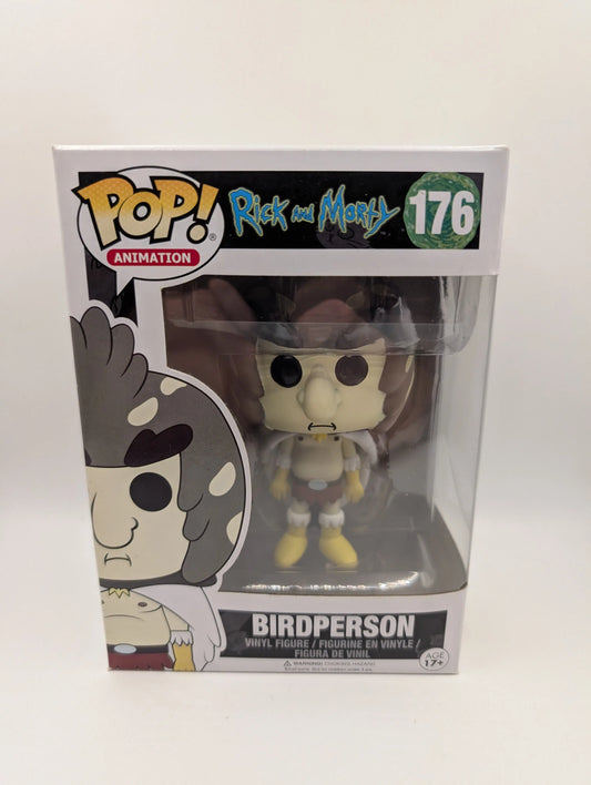 Funko Pop! Vinyl Rick And Morty BIRDPERSON #176 FRENLY BRICKS - Open 7 Days