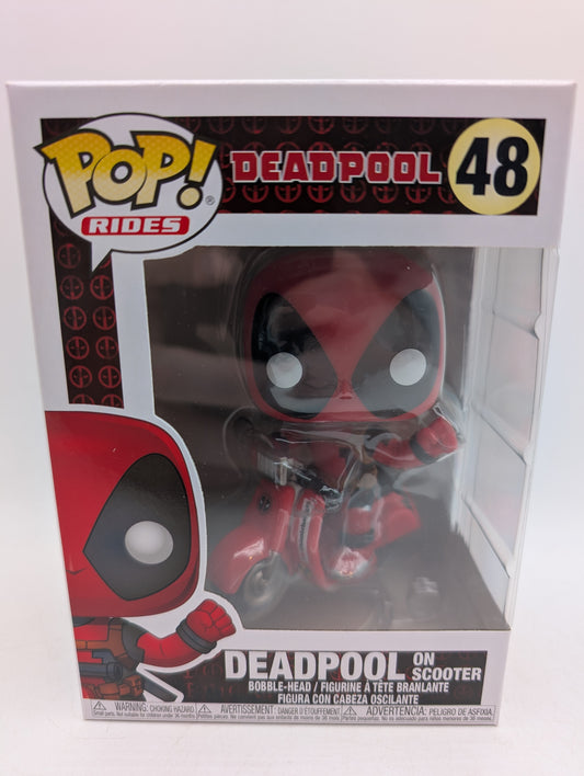 Funko POP! RIDES Marvel Deadpool on Scooter #48 Vinyl Figure