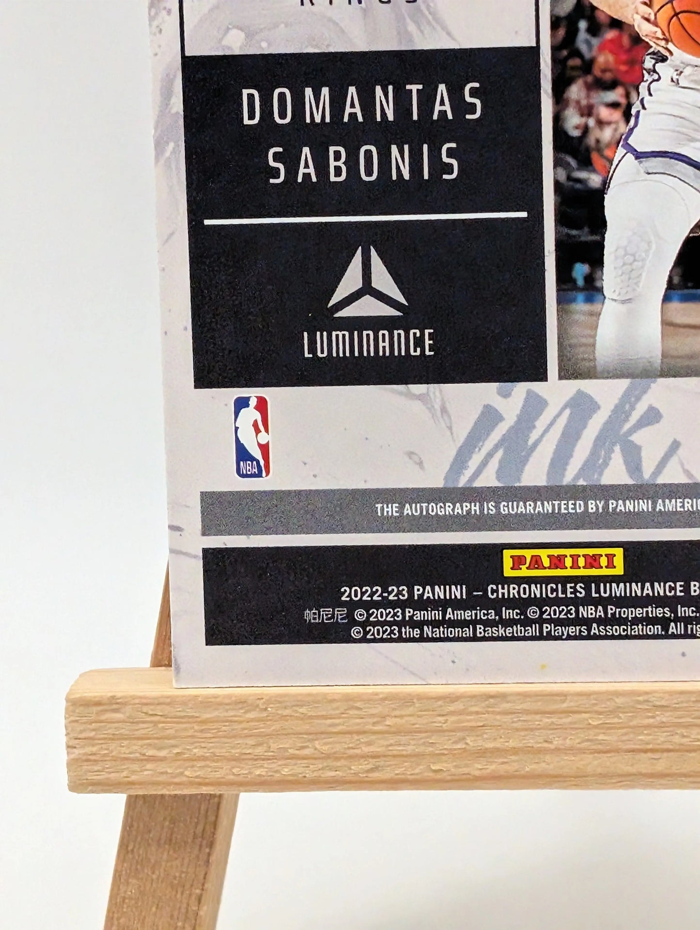 2022-23 DOMANTAS SABONIS /10 AUTO PANINI CHRONICLES LUMINANCE INK AUTOGRAPHS FRENLY BRICKS - Open 7 Days