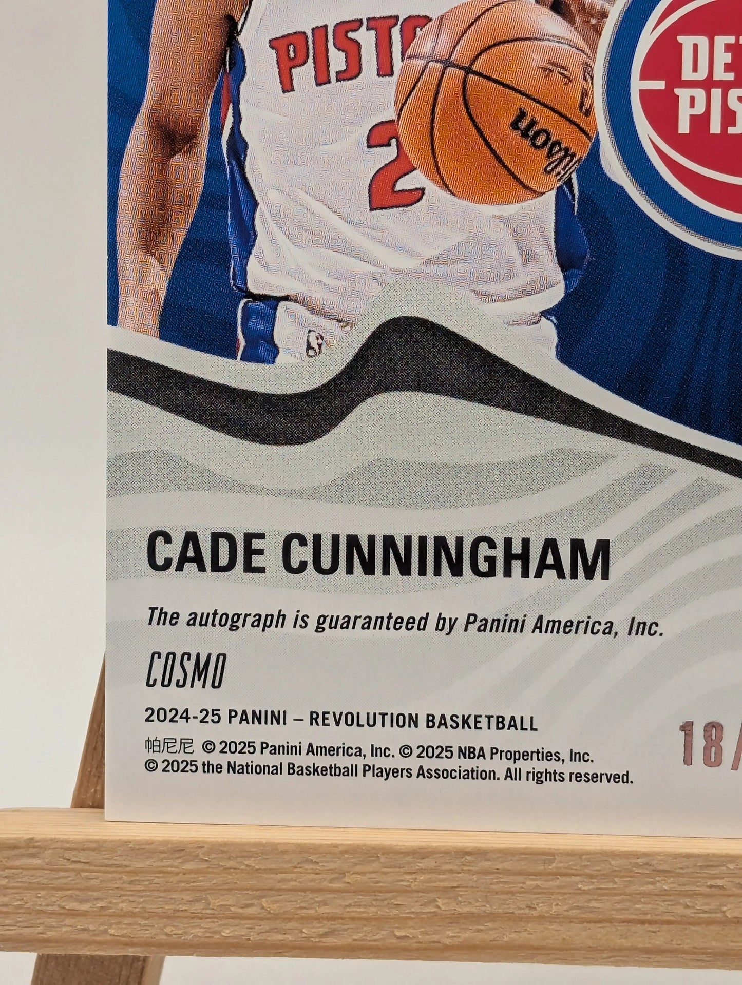 Cade Cunningham 2024-25 Panini Revolution - Cosmo /35 Auto Pistons SSP HIT FRENLY BRICKS - Open 7 Days